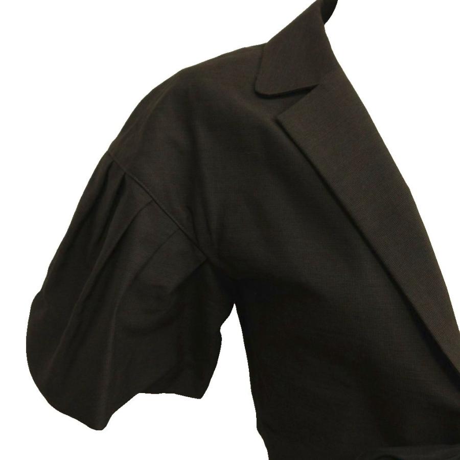 最終価格FOXEY　ボレロジャケット　黒 FOXEY（フォクシー） ジャケット ボレロ ギャザースリーブ 38 ダーク