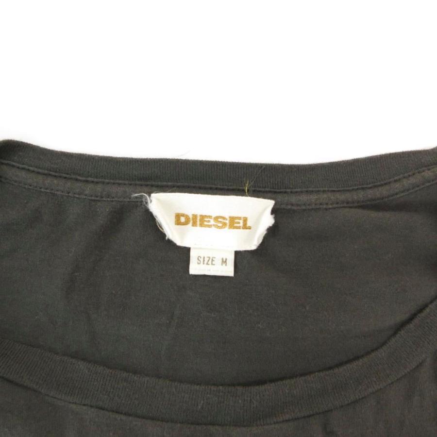 DIESEL（ディーゼル） DIESEL Tシャツ ロンT M グレー 長袖 プリント 
