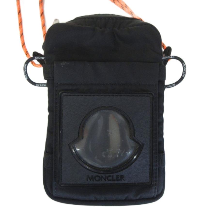 MONCLER ブラック サコッシュ・携帯入れ MONCLER（モンクレール） MONCLER EXTREME PHONE CASE 携帯ケース