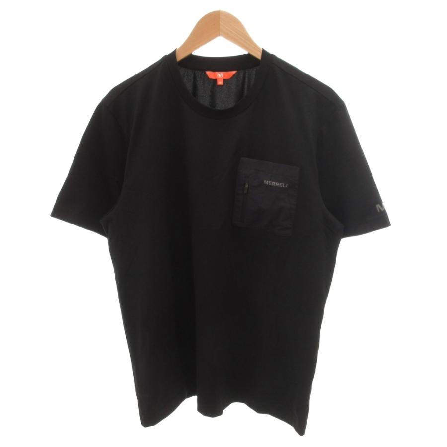 メレル MERRELL 美品 2点セットTシャツ 105 黒 ブラック グレー ロゴ