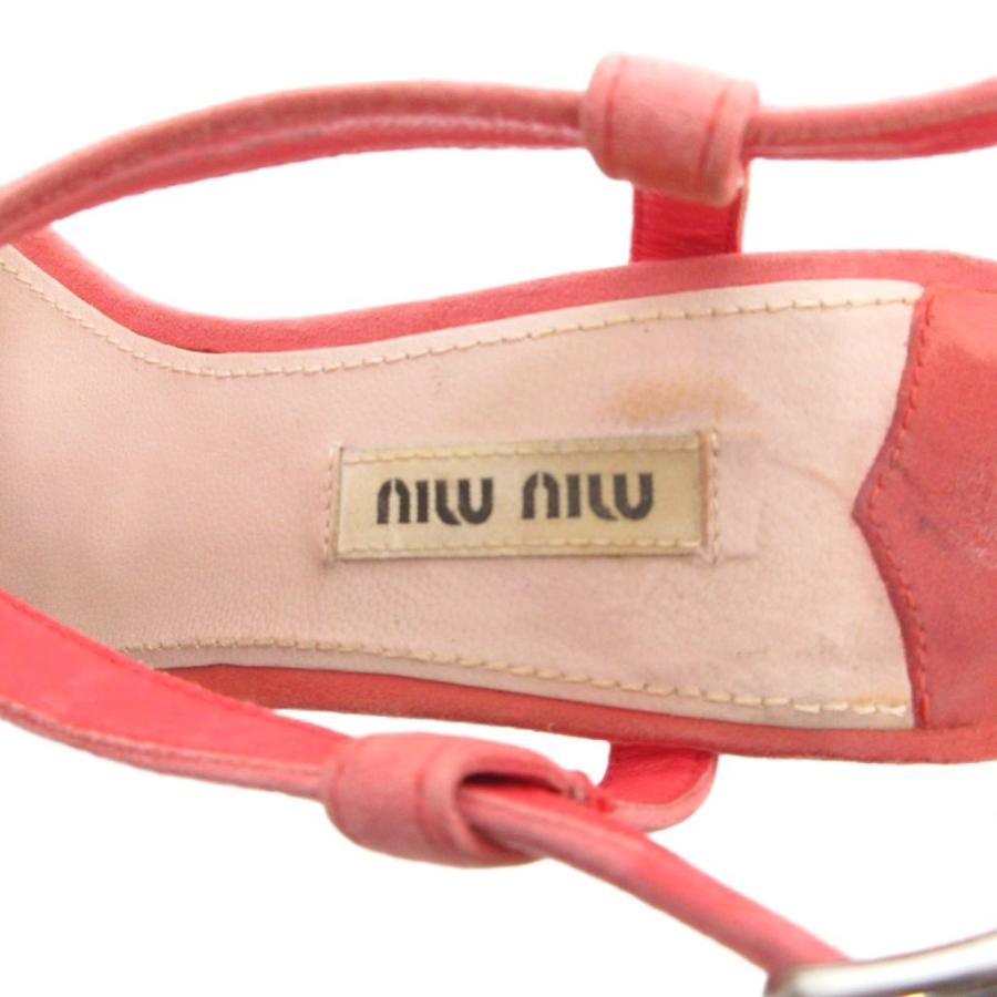 miu miu（ミュウミュウ） ウェッジソールサンダル プラットフォーム