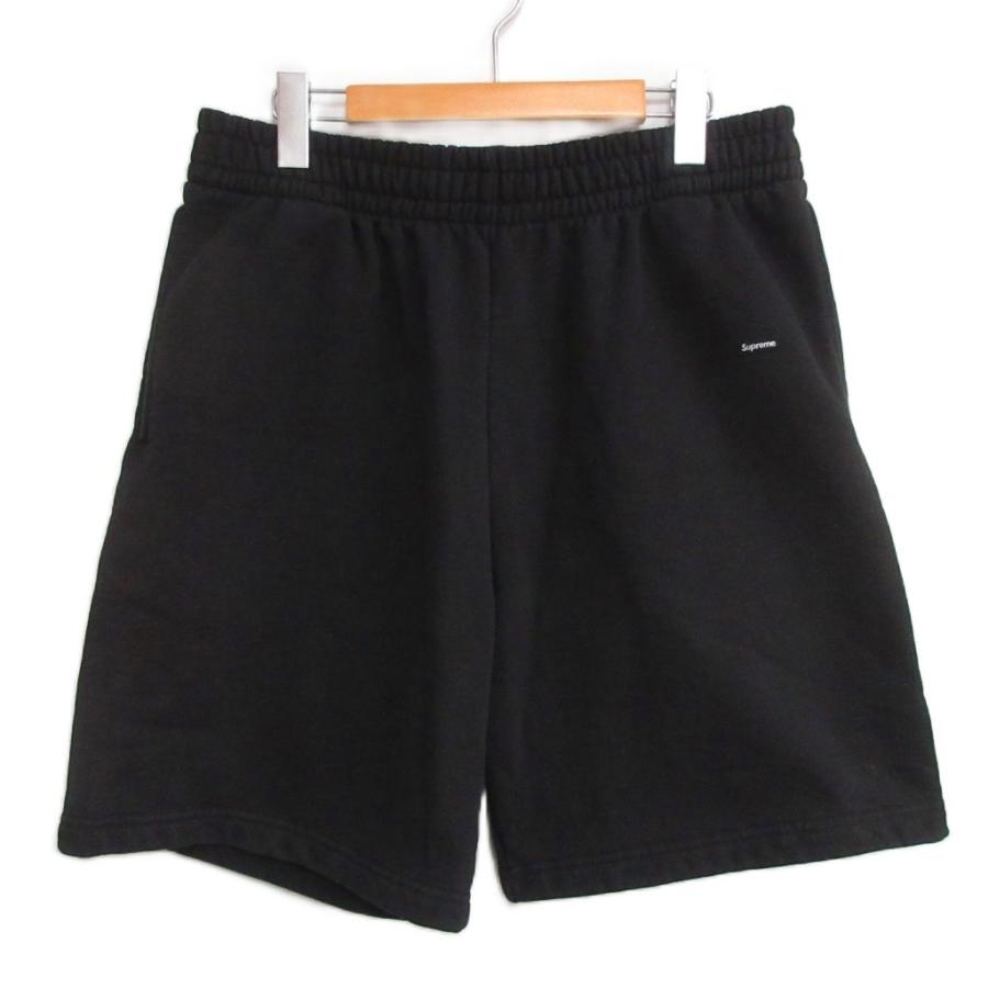 シュプリームsupremeスモールボックススウェットハーフパンツs 黒 Supreme（シュプリーム） SUPREME small box Sweat Shorts ハーフ