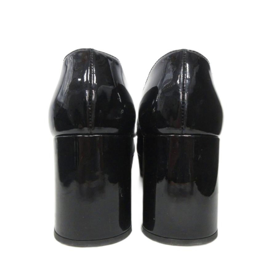 PRADA（プラダ） チョコレートブラッシュドレザー ヒールローファー 37