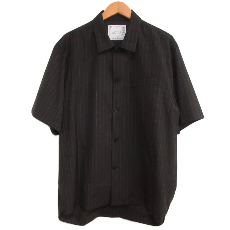 未使用品 サカイ sacai 極美品 26SS Chalk Stripe Shirt チョーク