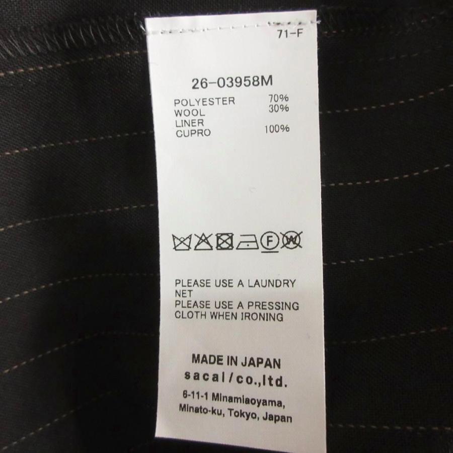 未使用品 サカイ sacai 極美品 26SS Chalk Stripe Shirt チョーク