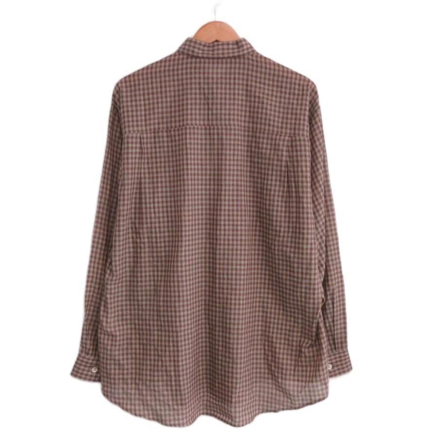 オーラリー AURALEE 美品 26SS AIRY LIGHT COTTON CHECK BIG SHIRT