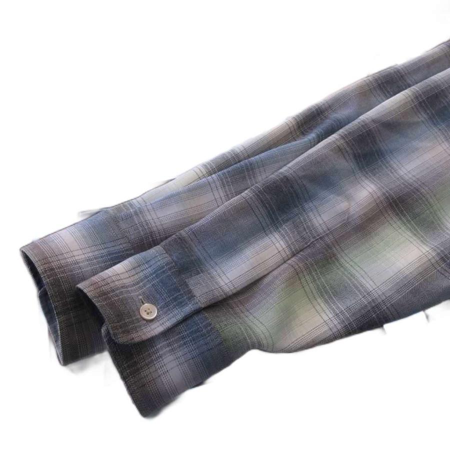 オーラリー AURALEE 美品 25SS SUPER LIGHT WOOL CHECK SHIRT ウール