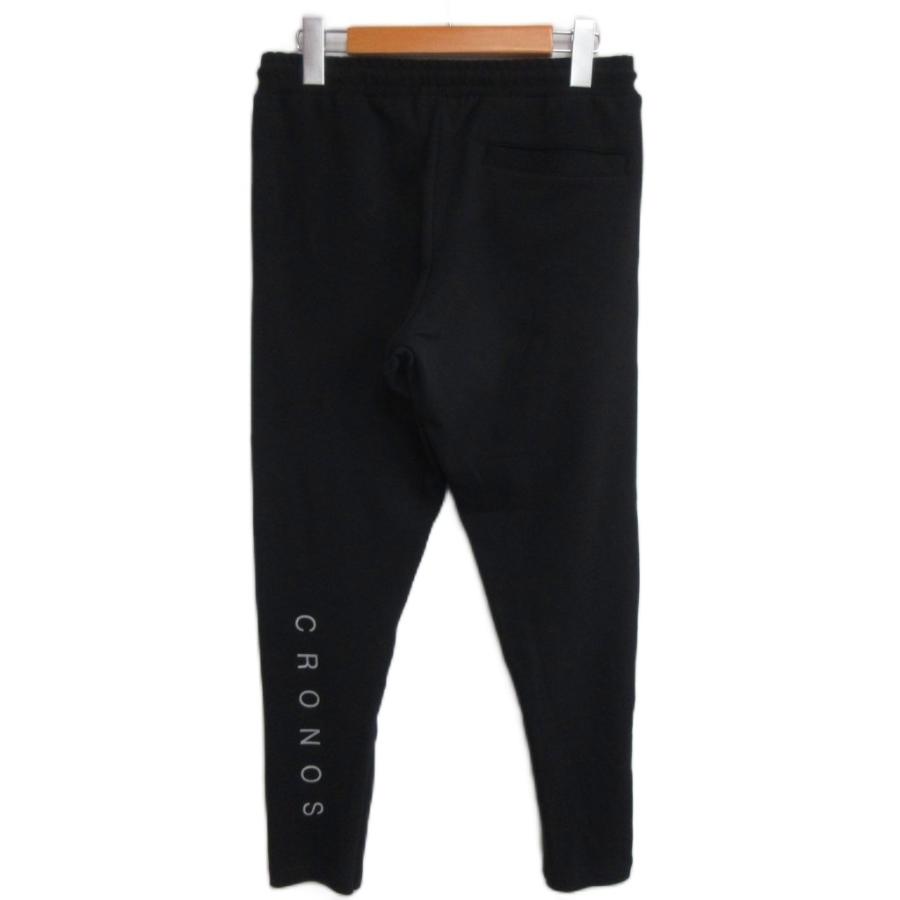 未使用品 クロノス CRONOS タグ付き ロゴ入り ブラック ストレッチ