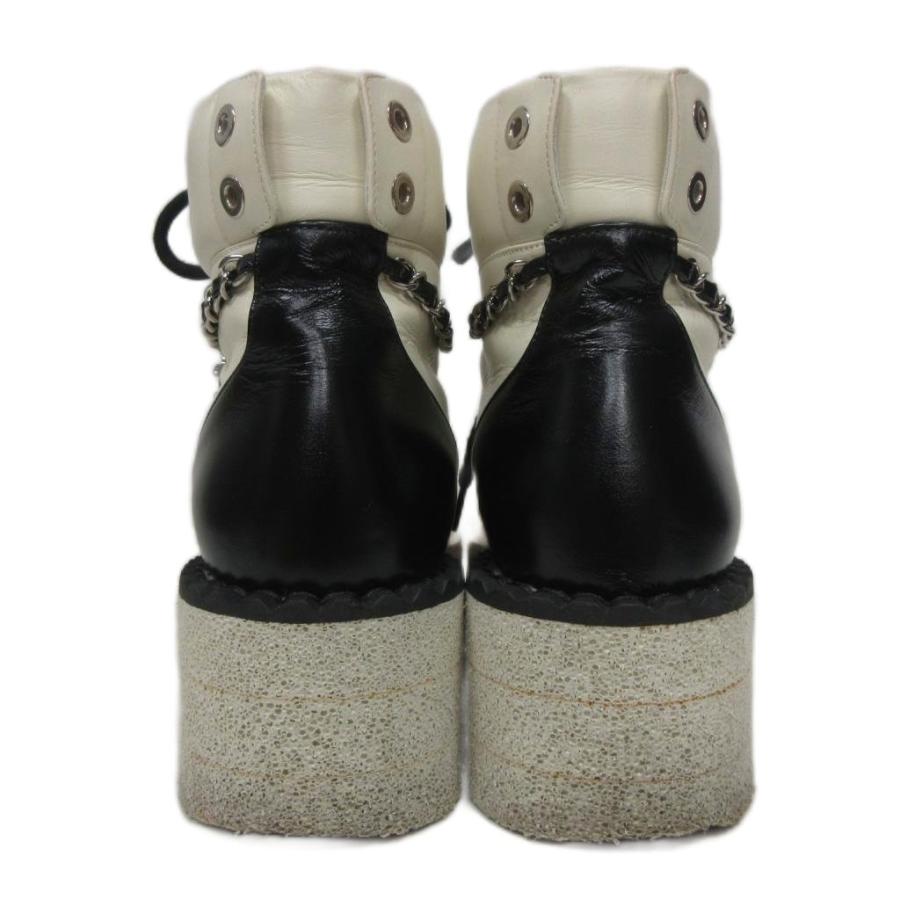CHANEL（シャネル） ココマークチェーン ブーツ プラットフォーム
