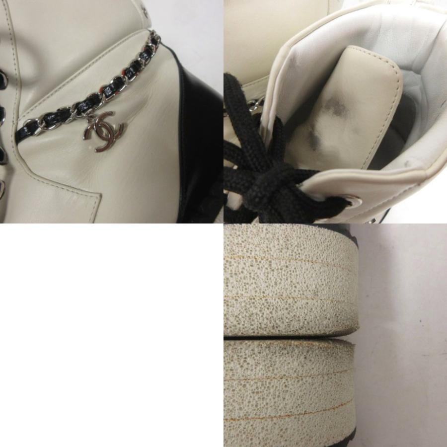 CHANEL（シャネル） ココマークチェーン ブーツ プラットフォーム