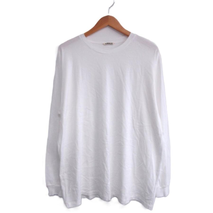 トップス 24ss AURALEE luster plaiting l/s tee 4 オーラリー AURALEE LUSTER PLAITING L/S TEE Tシャツ ピマコットン