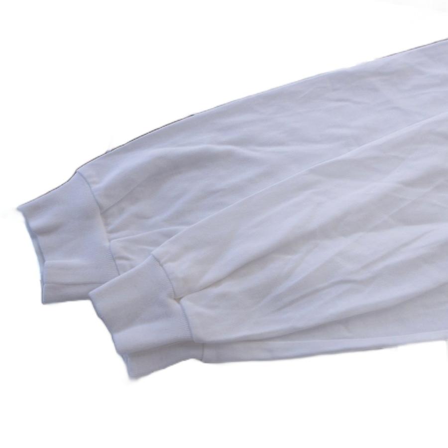 美品 AURALEE LUSTER PLAITING TEE ロングTシャツ 白 オーラリー AURALEE LUSTER PLAITING L/S TEE Tシャツ ピマコットン