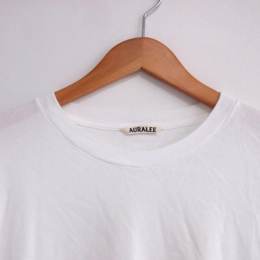 オーラリー AURALEE LUSTER PLAITING L/S TEE Tシャツ ピマコットン