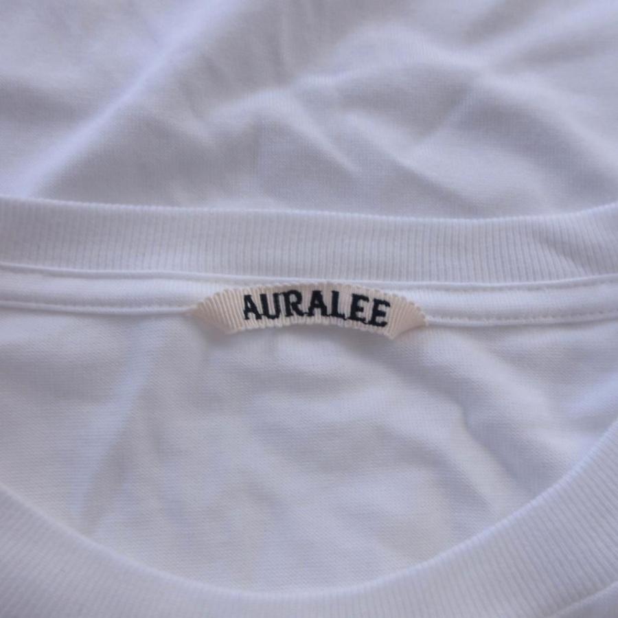 オーラリー AURALEE LUSTER PLAITING L/S TEE Tシャツ ピマコットン