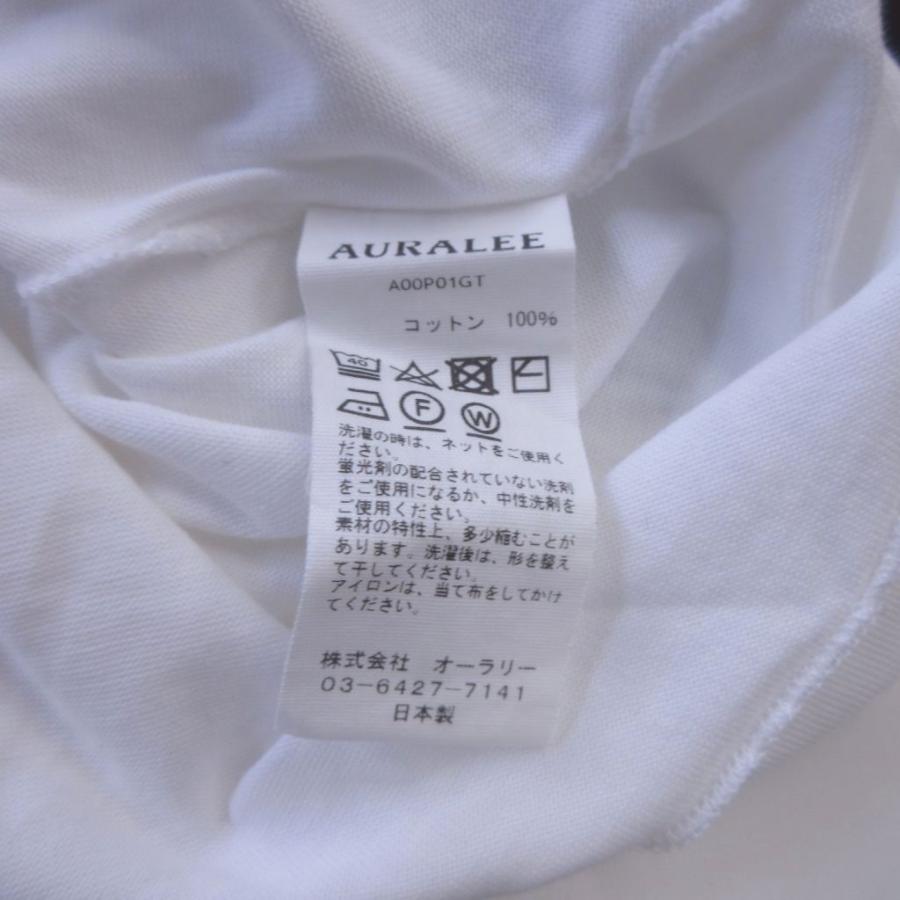 オーラリー AURALEE LUSTER PLAITING L/S TEE Tシャツ ピマコットン
