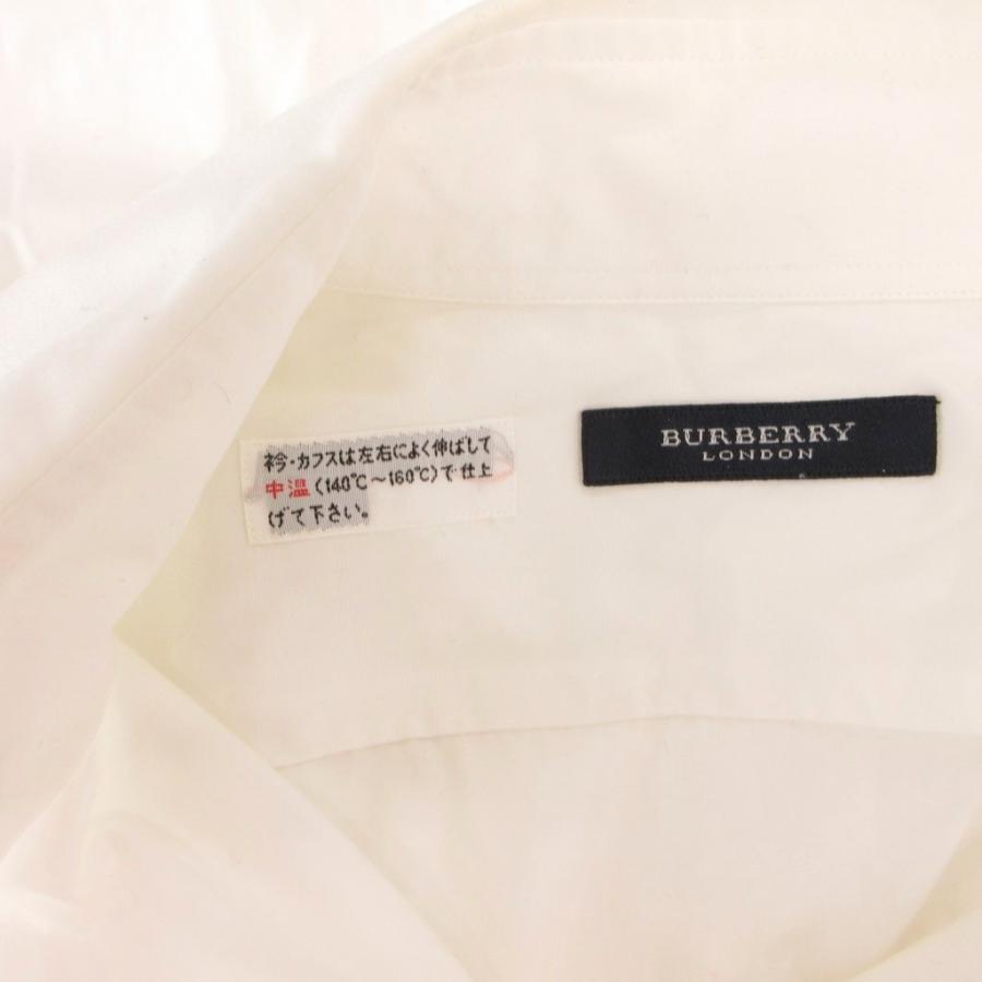 バーバリー ロンドン BURBERRY LONDON オープンカラーシャツ 開襟 長袖 