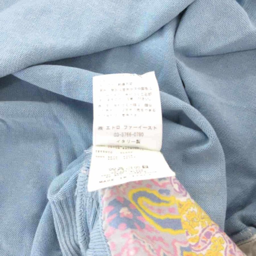 ETRO（エトロ） カーディガン ニット ペイズリー柄 絹 シルク 薄手