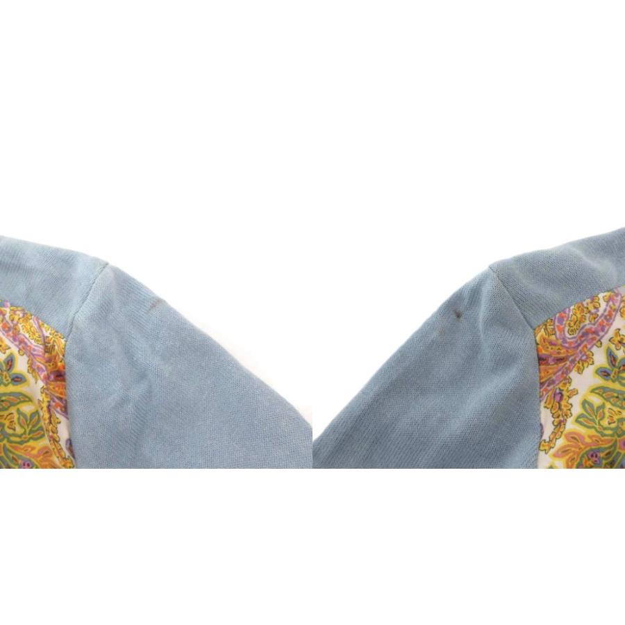 ETRO（エトロ） カーディガン ニット ペイズリー柄 絹 シルク 薄手
