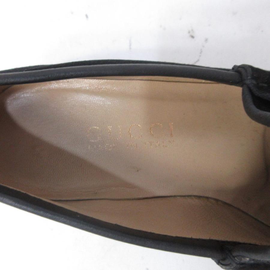 GUCCI（グッチ） ホースビットローファー 革靴 351/2 22.5cm スエード