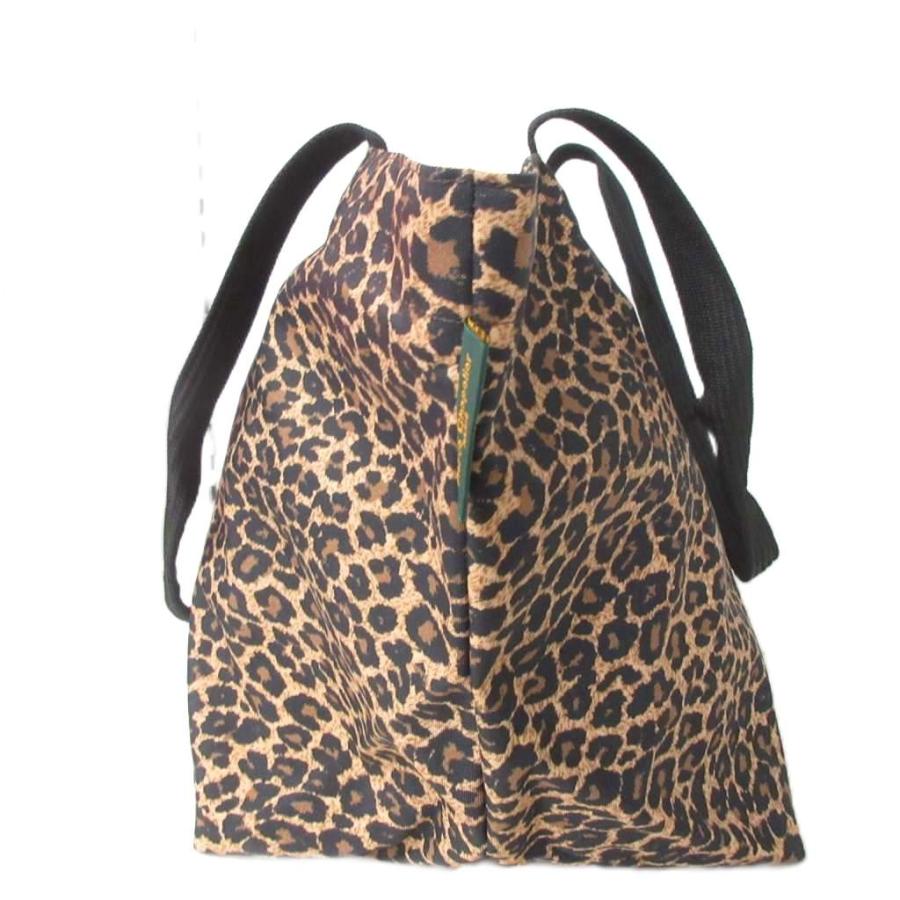 Hervé Chapelier レオパード柄 ショルダーバッグ　希少別注品 エルベシャプリエ Herve Chapelier ナイロン 舟形トート ショルダー