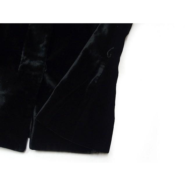 格安人気 中古 グッチ Gucci 国内正規 ジャケット 長袖 ベルベット ベロア 光沢 比翼仕立て 無地 42 ブラック 黒 K レディース ベクトル 古着 売り尽くしセール Karmagazine Net