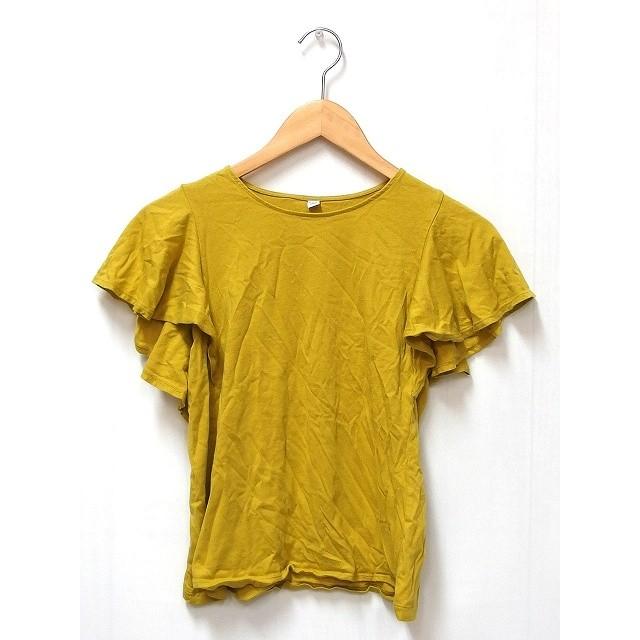 中古 ユニクロ Uniqlo カットソー トップス 丸首 半袖 無地 M マスタード 黄 C レディース ベクトル 古着 101 ブランド古着販売のベクトル 通販 Yahoo ショッピング