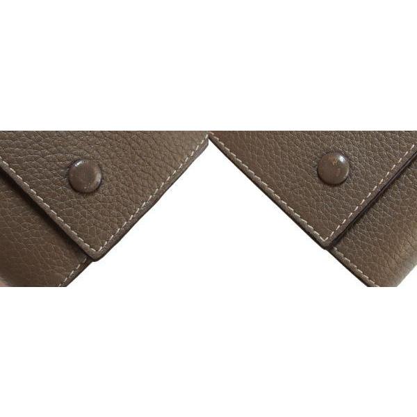 中古 セリーヌ Celine 財布 三つ折り ミニ ウォレット レザー グレー イエロー C メンズ レディース ベクトル 古着 101 ブランド古着販売のベクトル 通販 Yahoo ショッピング