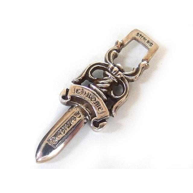 正規品 中古 クロムハーツ Chrome Hearts 正規品 ネックレス ペンダント ダガー チャーム 紐 シルバー C メンズ レディース ベクトル 古着 直営店限定 Www Skylanceronline Com