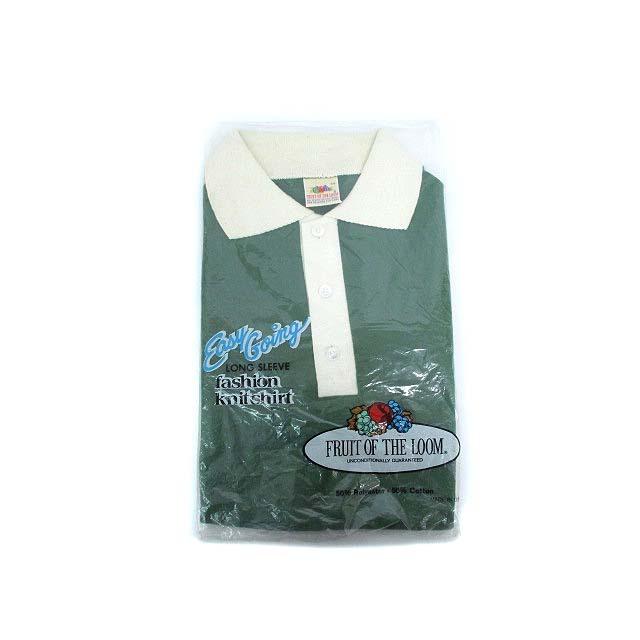 Rakuten 中古 未使用品 フルーツオブザルーム Fruit Of The Loom 60 S 70 S デッドストック ポロシャツ 長袖 ロングスリーブ Usa製 緑 グリーン M メンズ 103 ブランド古着販売のベクトル 通販 Yahoo ショッピング 爆売り Clinilab Net
