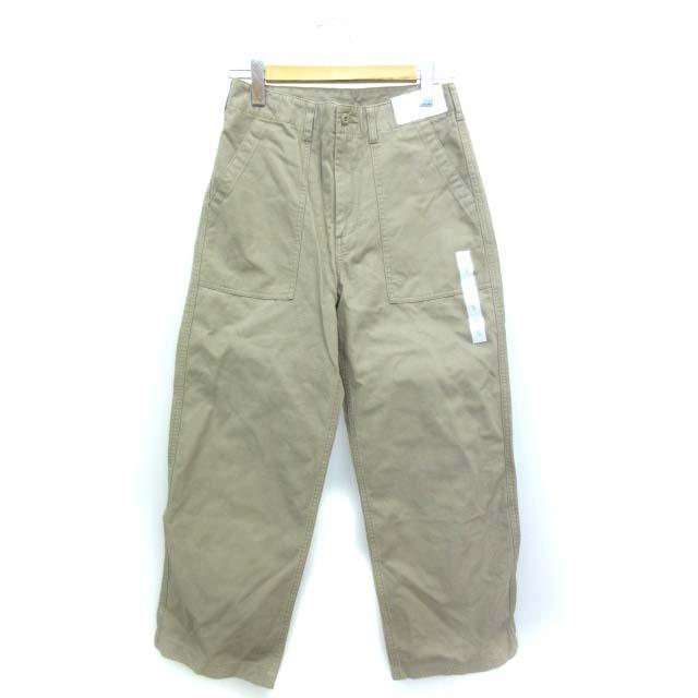 中古 未使用品 ジーユー Gu ワイド ベイカーパンツ ワークパンツ ボトムス ベージュ S メンズ ベクトル 古着 103 ブランド古着販売のベクトル 通販 Yahoo ショッピング