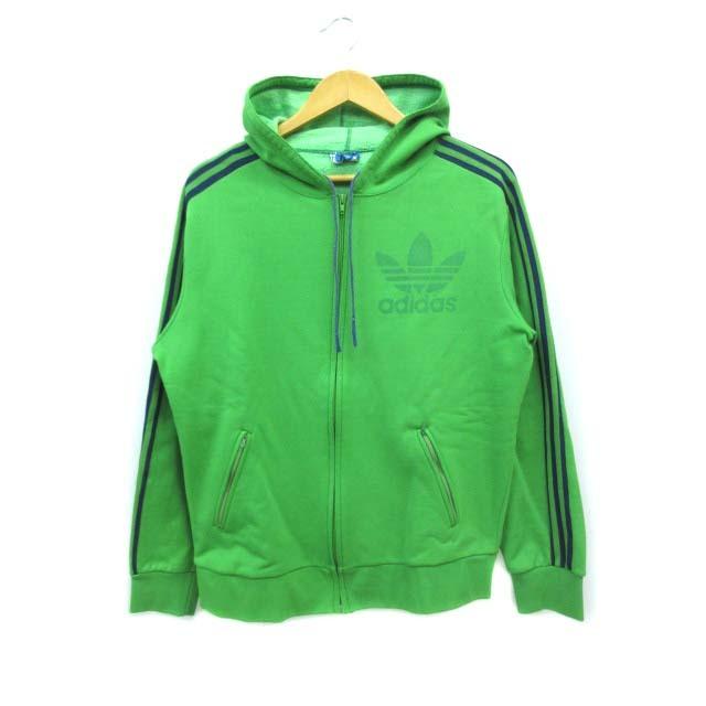 中古 アディダス adidas 70's フランス製 パーカー ジャージ デカロゴ