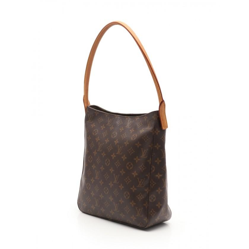 Louis Vuitton Shoulder Bag Looping GM Monogram Brown M51145 PVC k6ee3106 Japan | eBay