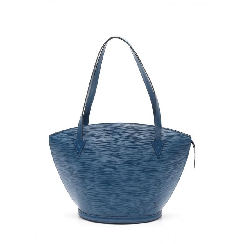 独特の上品 【】ルイヴィトン LOUIS VUITTON ショルダーバッグ サンジャック ショッピング エピ トレドブルー M52265 レザー レディース 【ベクトル 古着】, bambooleaf. 8cd794bc