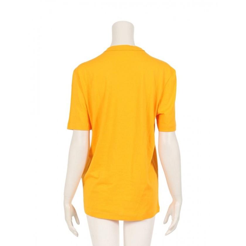 Louis Vuitton T-shirt Orange Black XS Tops Short Sleeve Print Rayon k6ee0648 | eBay