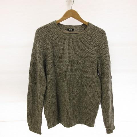 中古 ユニクロ Uniqlo ニット セーター 長袖 グレー L E401 メンズ ベクトル 古着 117 ブランド古着販売のベクトル 通販 Yahoo ショッピング