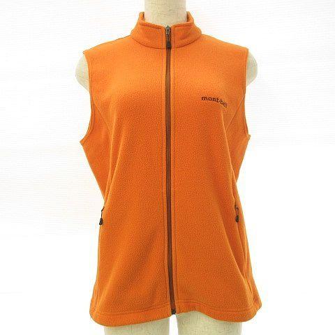 中古 モンベル Montbell ベスト フリース ジップアップ ロゴ オレンジ M 31 レディース ベクトル 古着 117 ブランド古着販売のベクトル 通販 Yahoo ショッピング