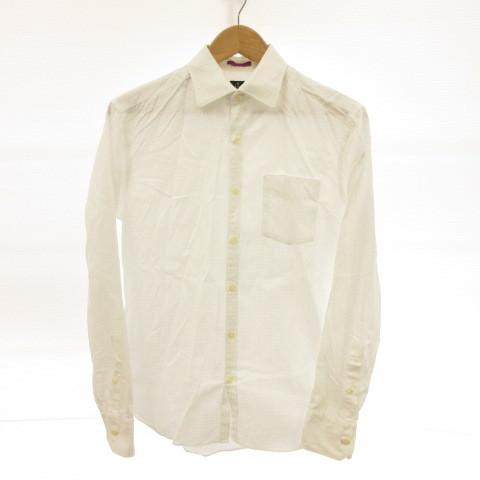 中古 ポールスミス Paul Smith Ps ワイシャツ 長袖 チェック 白 L E7 メンズ ベクトル 古着 117 ブランド古着販売のベクトル 通販 Yahoo ショッピング
