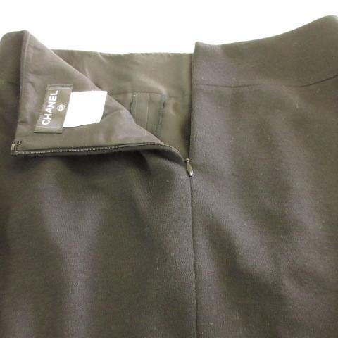 CHANEL（シャネル） 膝丈スカート タイト 黒 P28960V10407 36 *E752