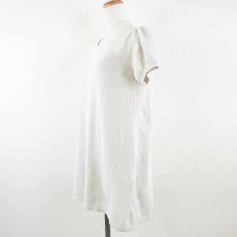 中古 ジェラートピケ Gelato Pique ルームウェア かわいい ワンピース 半袖 レディース F 古着 ミニ グレー ベクトル A84