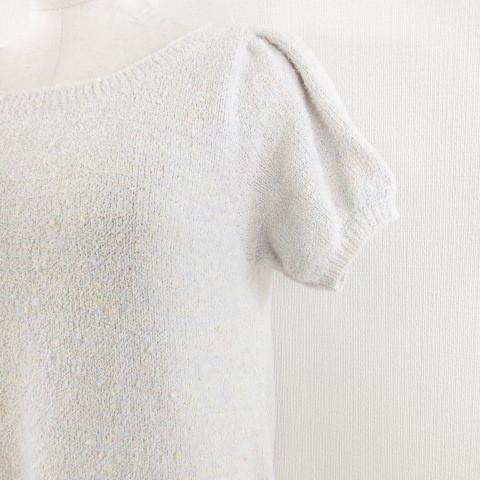 中古 ジェラートピケ Gelato Pique ルームウェア かわいい ワンピース 半袖 レディース F 古着 ミニ グレー ベクトル A84