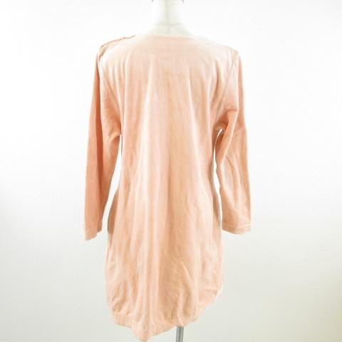 新作からsaleアイテム等お得な商品満載 ワンピース Boutique Foxey フォクシー 中古 チュニック 古着 ベクトル レディース ピンクベージュ 長袖 ミニ ベロア ワンピース Proksi Si