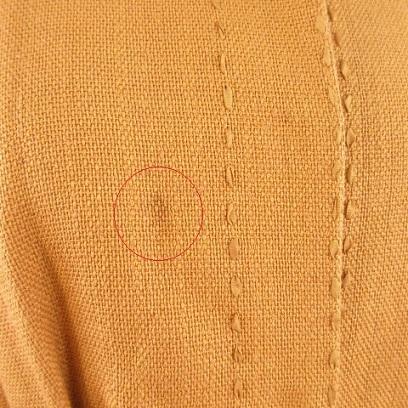 UNTITLED アンタイトル ノーカラーコート 長袖 ロング からし色 黄 2