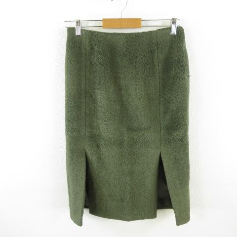 メイド イン ヘブン made in HEAVEN 膝丈スカート タイト フリース 