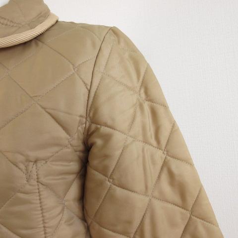 ラベンハム LAVENHAM キルティングジャケット 中綿 長袖 ベージュ 36