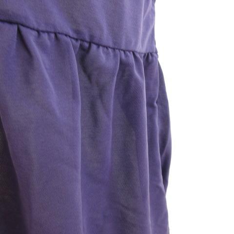 未使用品 ルイジャンヌ LUI JANNE カットソー ブラウス 半袖 薄手 紫 M *T837 レディース