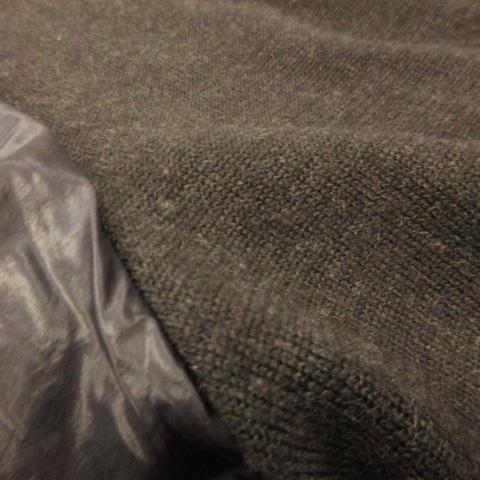 ネイビーウォ NAVY. WO ニットジャケット 長袖 切り替え ナイロン