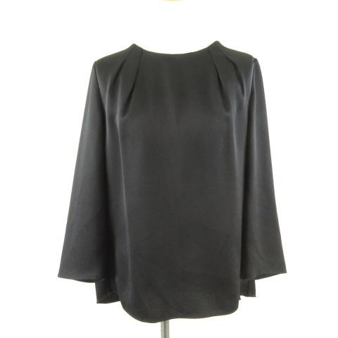 テッドベーカー TED BAKER シャツ ブラウス 七分袖 プルオーバー 黒 0 