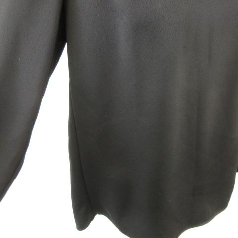 テッドベーカー TED BAKER シャツ ブラウス 七分袖 プルオーバー 黒 0 