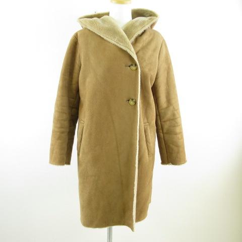 イーストボーイ　ブラウン ダッフルコート ミドル丈 EAST BOY（イーストボーイ）のダッフルコートは制服通販の