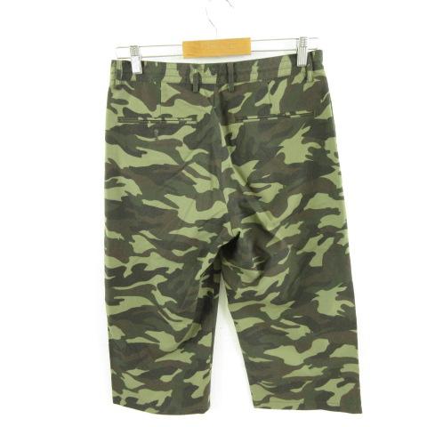 ブラウニー BROWNY クロップドパンツ 迷彩柄 カーキ 茶 M *A130